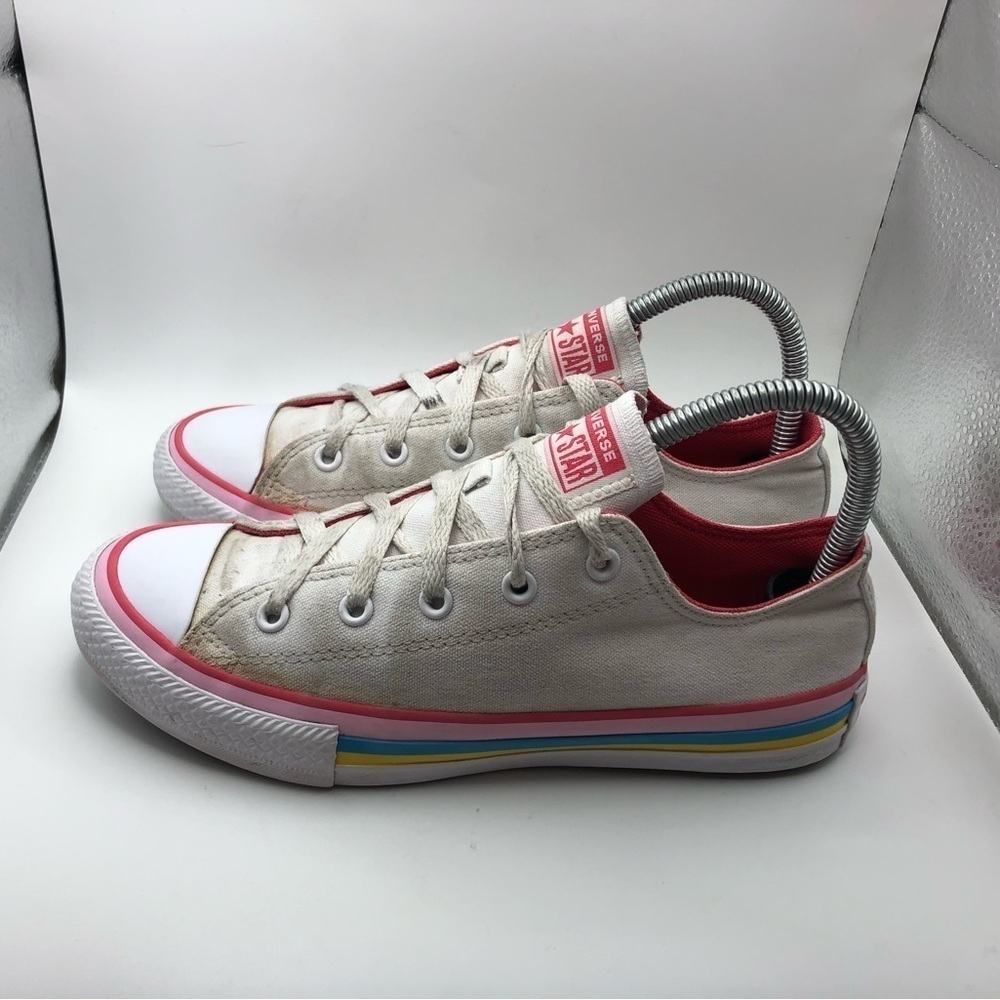 Converse beige womens sneakers size 4Y/ womens 6
